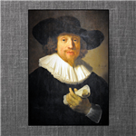 Man with Sheet of Music ​ Circle of Rembrandt van Rijn 